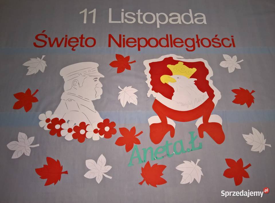 Dekoracja na 11Listopad Dzień Niepodległości z Garwolin