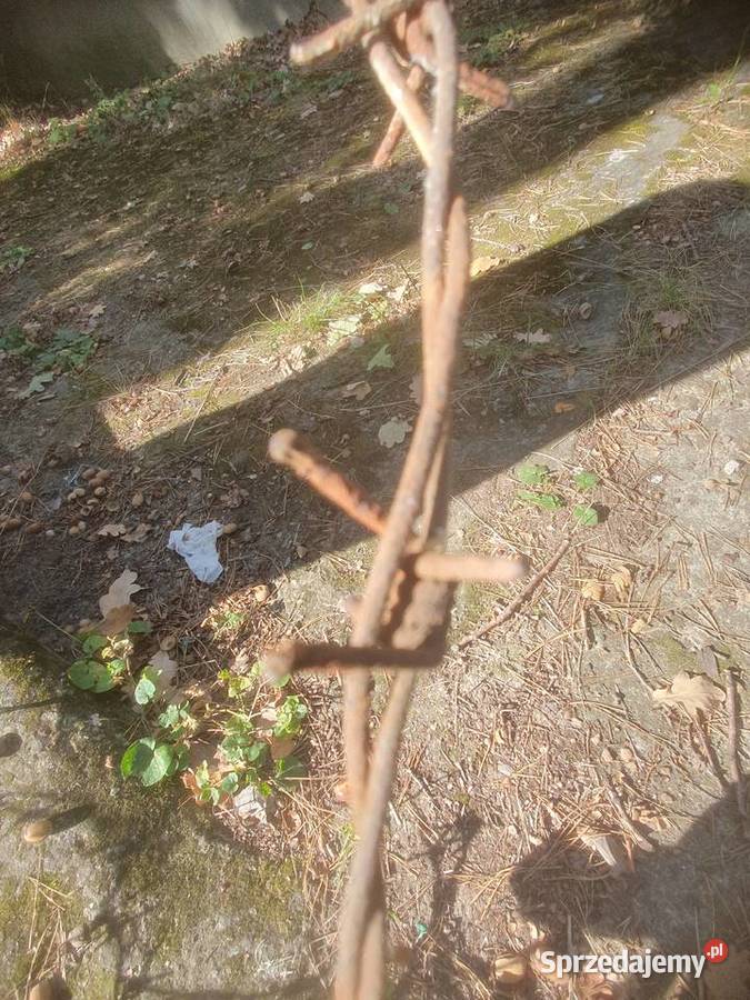 Drut kolczasty na stare ogrodzenie mazowieckie