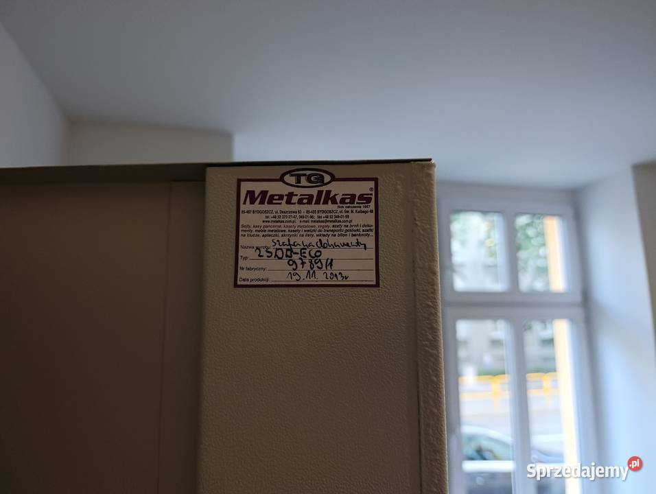 Szafa metalowa Biuro
