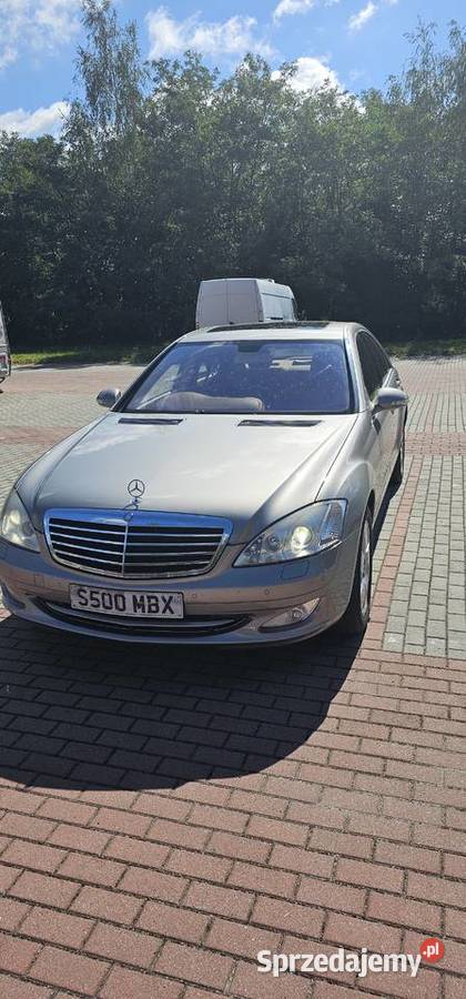 Mercedes S500 2008 Anglik światła do jazdy dziennej
