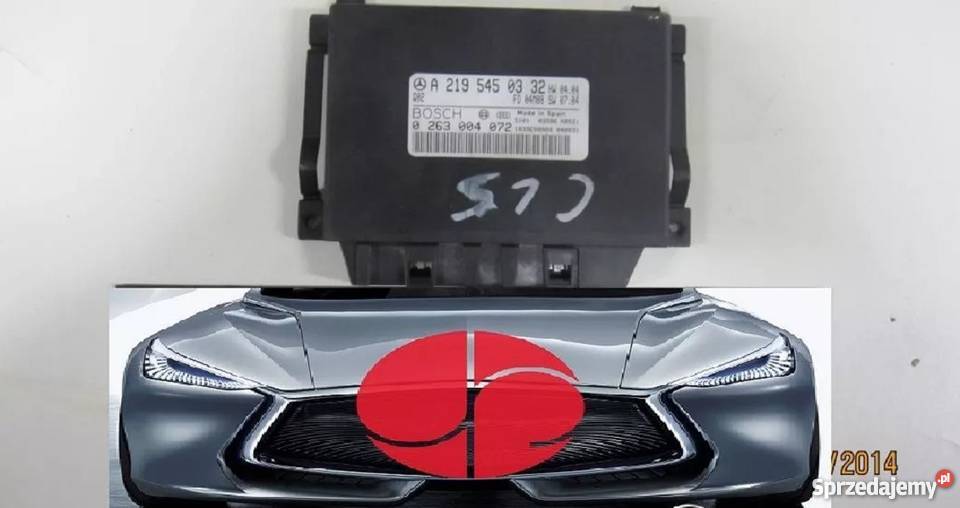 MERCEDES CLS MODUŁ CZUJNIK BOSCH 2004 Układ elektryczny wielkopolskie