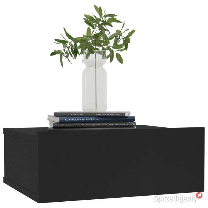 Wiszące szafki nocne 2 czarne 40x30x15 WM800309 Szafki mazowieckie Warszawa