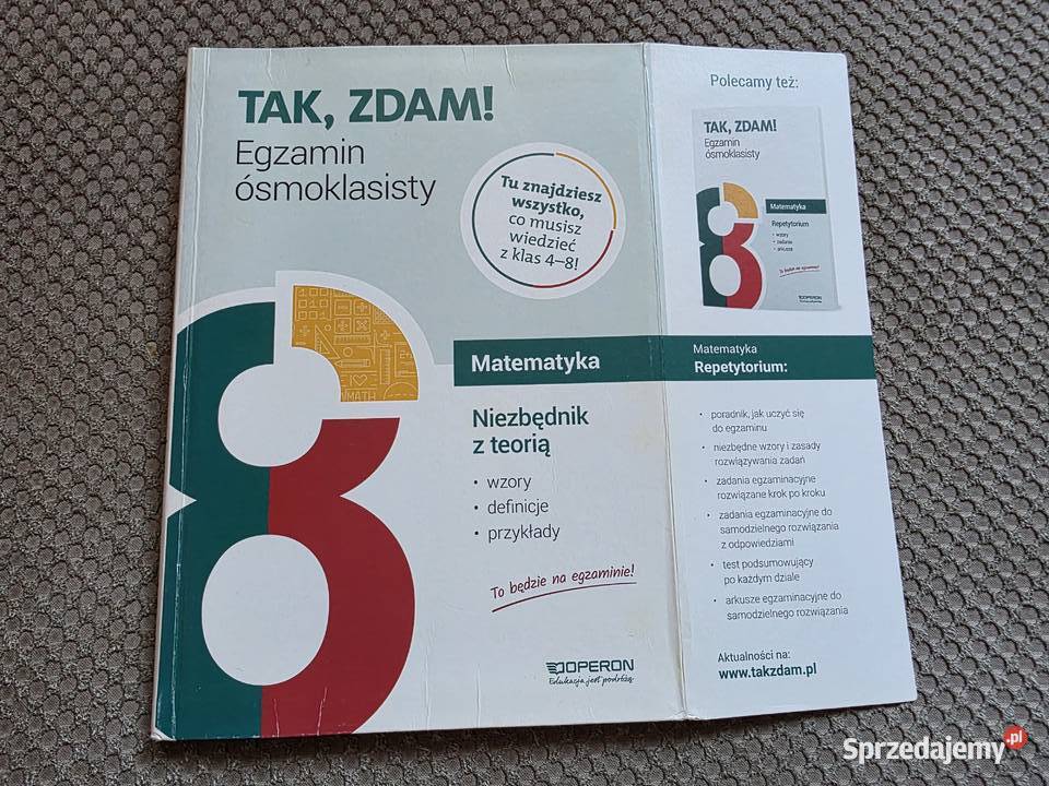 Tak zdam egzamin ósmoklasisty MATEMATYKA