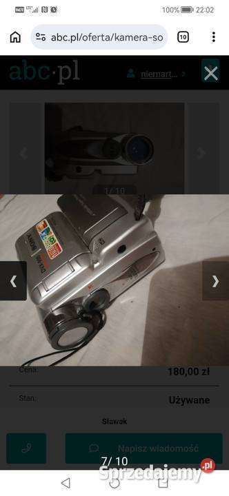 Mini kamerka cyfrowa SONY sprzedam