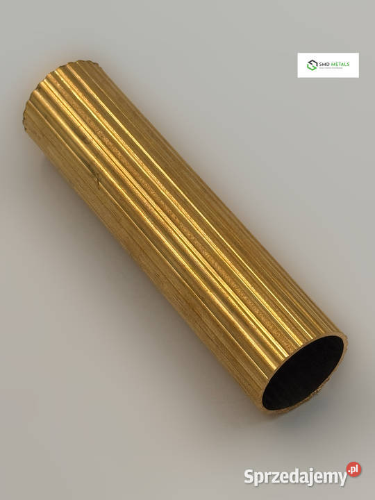 Rurki okrągłe ryflowane CuZn37 małopolskie Kraków
