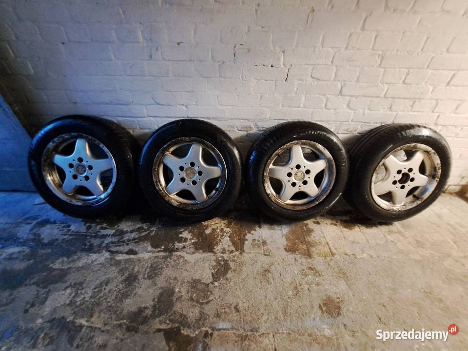 Komplet 4 kół alufelgi 15 Mercedes 5x112 Opony