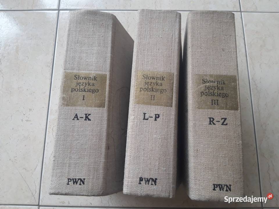 Słownik Języka Polskiego PWN 1978 3 tomy