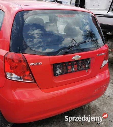 Klapa tylna Chevrolet Aveo t200 Daewoo Kalos małopolskie Kraków sprzedam