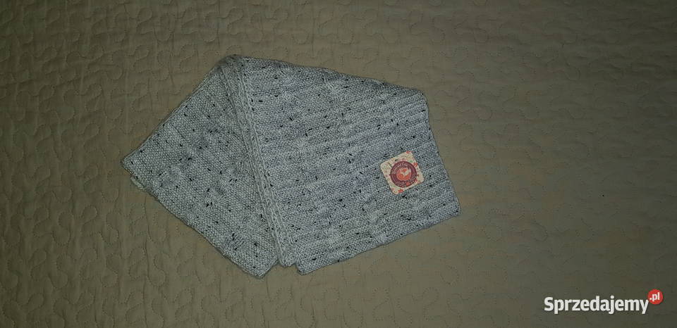 Nowy szalik Warm and Cozy szary melanż mazowieckie Warszawa sprzedam