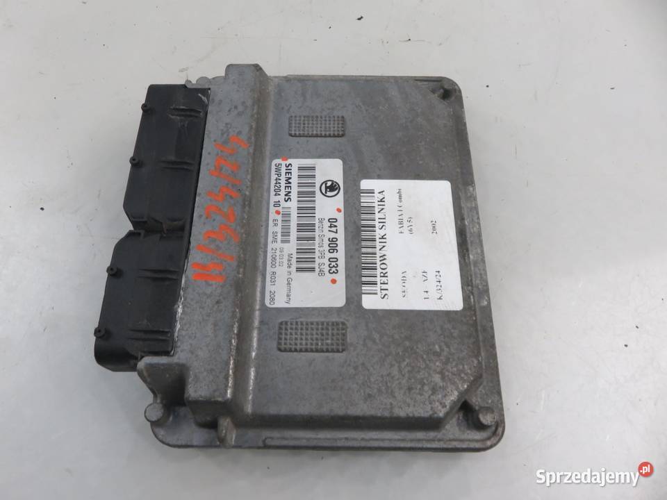 STEROWNIK SKODA FABIA I 14 047906033 5WP4420410 małopolskie