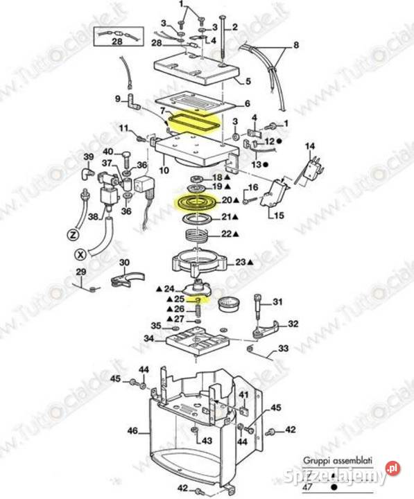 Ekspres Lavazza EP 2100 na części Pruszcz Gdański