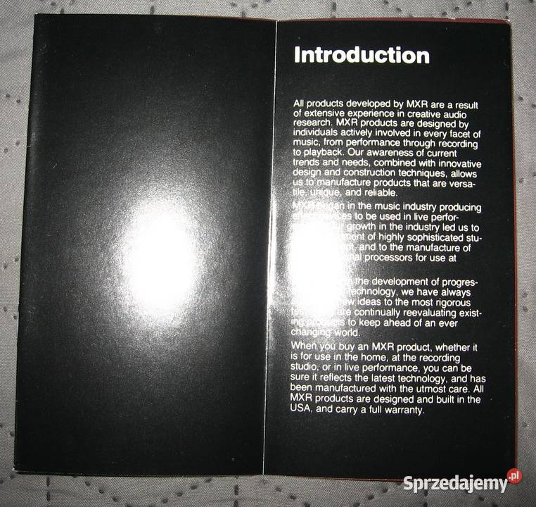 MXR Consumer Products Catalog katalog Elektronika Kępice