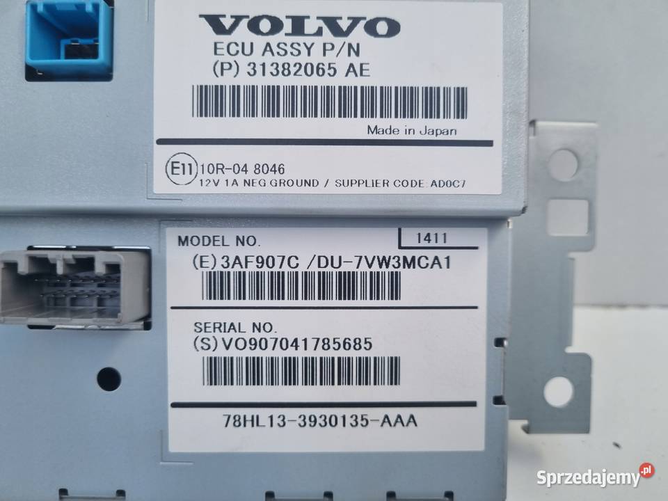 Volvo V60 I S60 II XC60 I EKRAN NAWIGACJI
