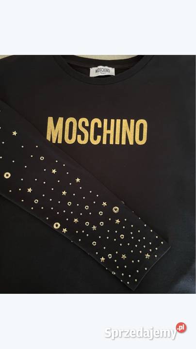 Moschino czarna bluzka dziewczęca 164 złote małopolskie Kraków