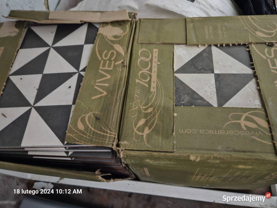 Płytki Vives Terrades Grafito 20x20 szachownica podkarpackie Rzeszów