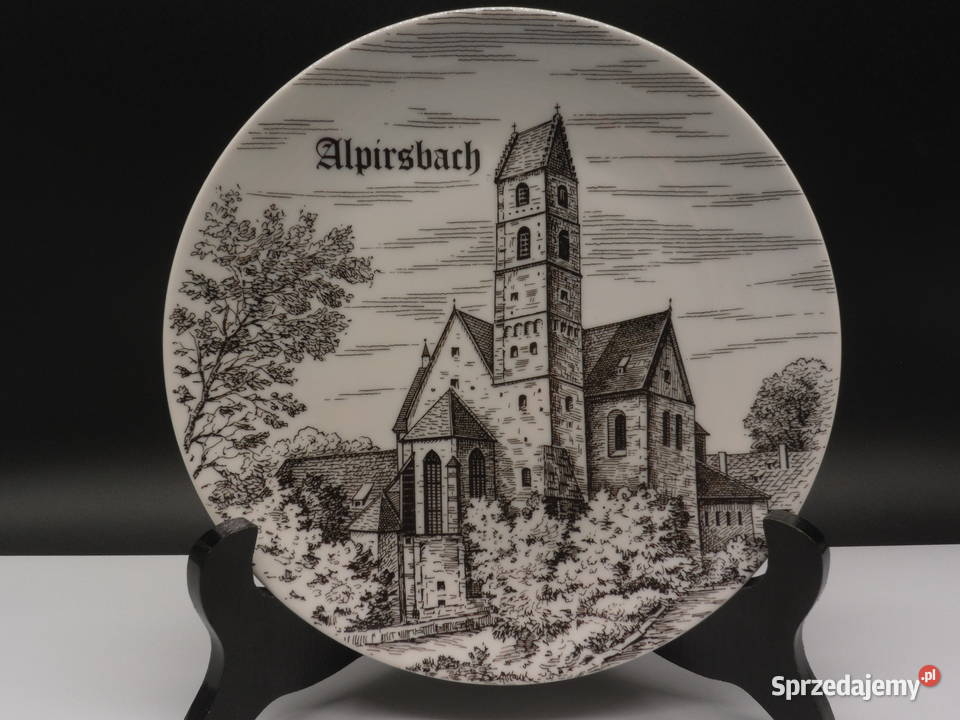 Kolekcjonerski Talerz Klasztor Alpirsbach Royal wielkopolskie Raszków
