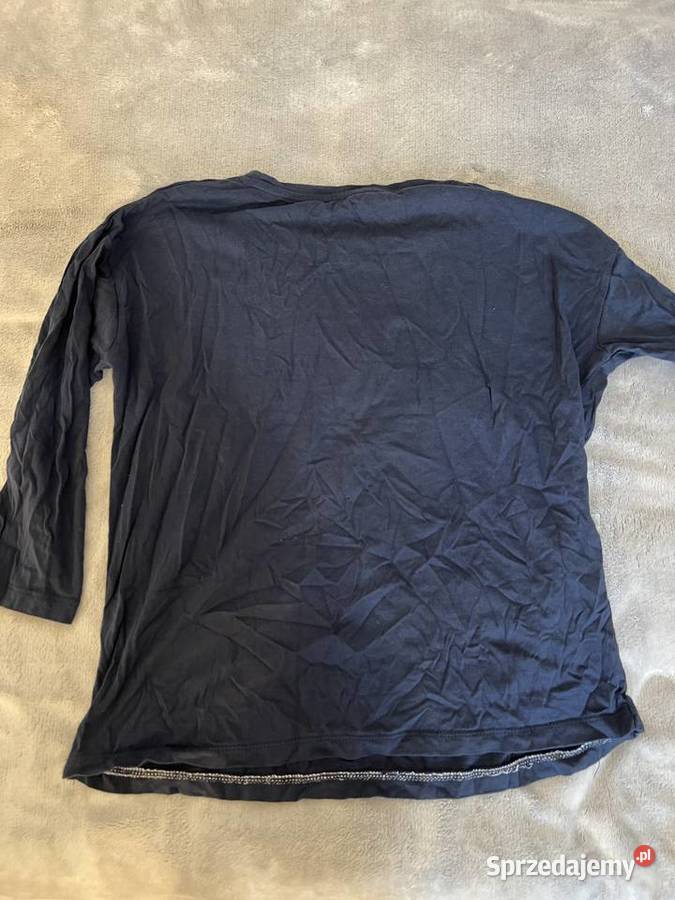 Bluzka z 34 rękawem granatowa Jasło