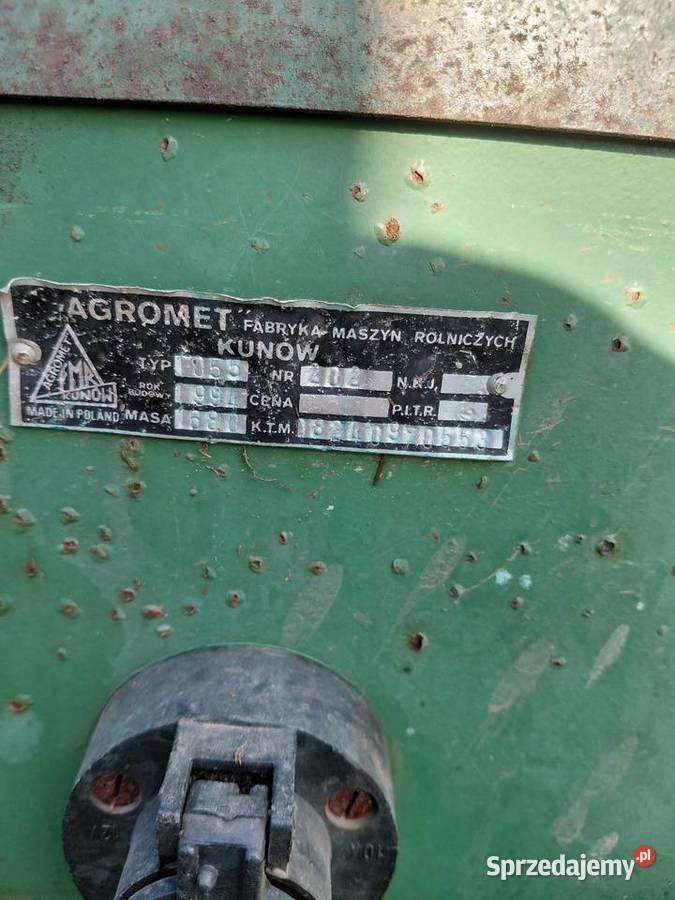 Przyczepa samozbierająca zgrabiarka taśmowa Wojcieszków