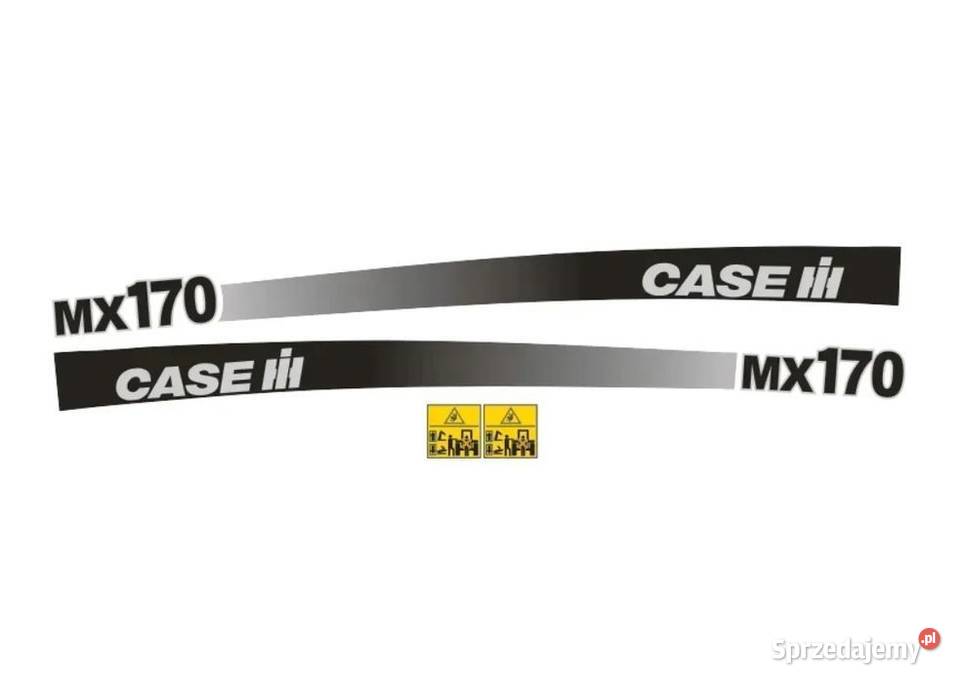 Naklejki oklejenie naklejka CASE MX170 Zamiennik Janików
