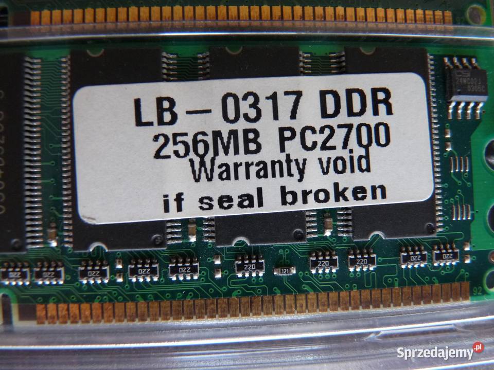 Pamięć PC2700 MPC DDRAM 256333 Pamięci