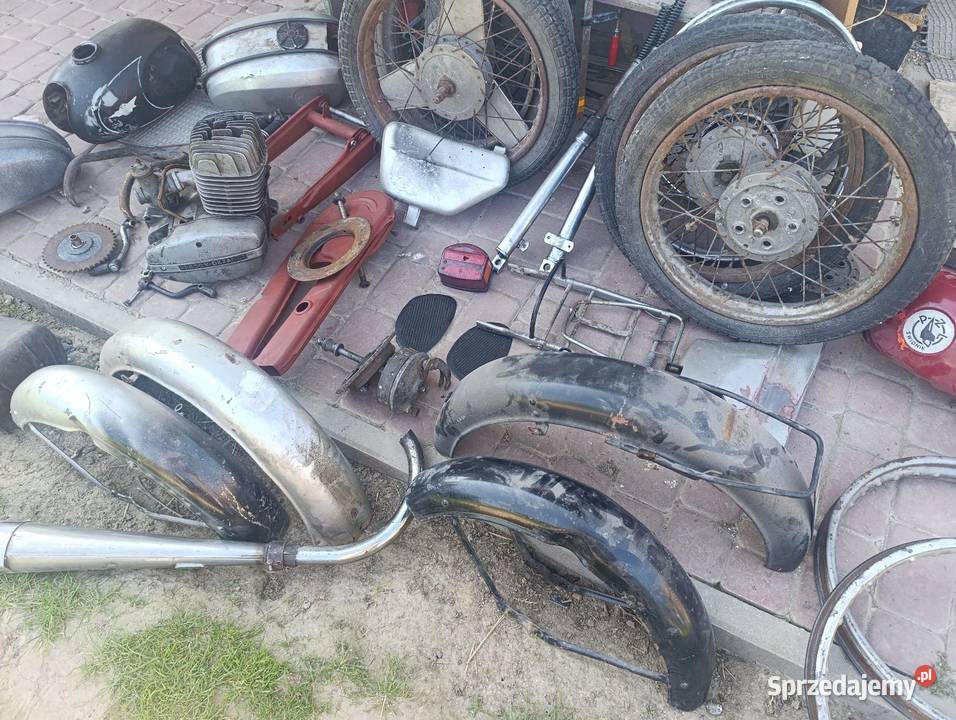 Części do starych motocykli wsk wfm SHL jawa cz lubelskie Zamość sprzedam