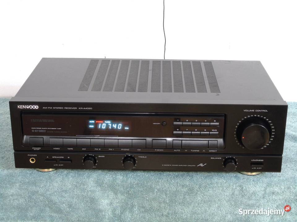 Amplituner Kenwood KRA4020 sprawny i ładny podkarpackie Jasło sprzedam