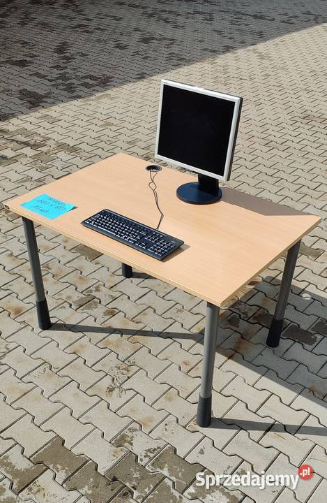 Biurko Kinarps 120 x 80 sosna używane stan Wrocław