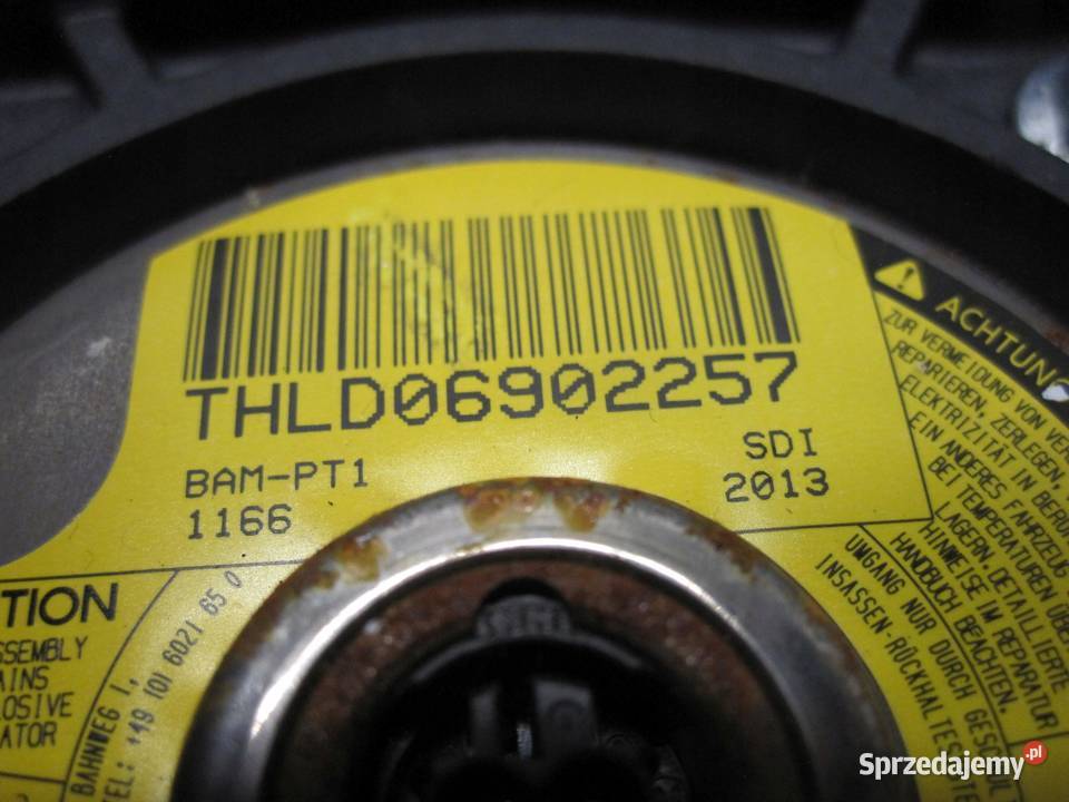 OPEL ASTRA J LIFT 13r AIRBAG poduszka kierowcy osobowe
