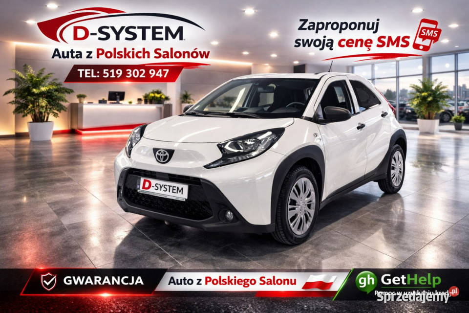 Toyota Aygo X 2022 Salon Polska 1Właściciel ledy Aygo X Białystok
