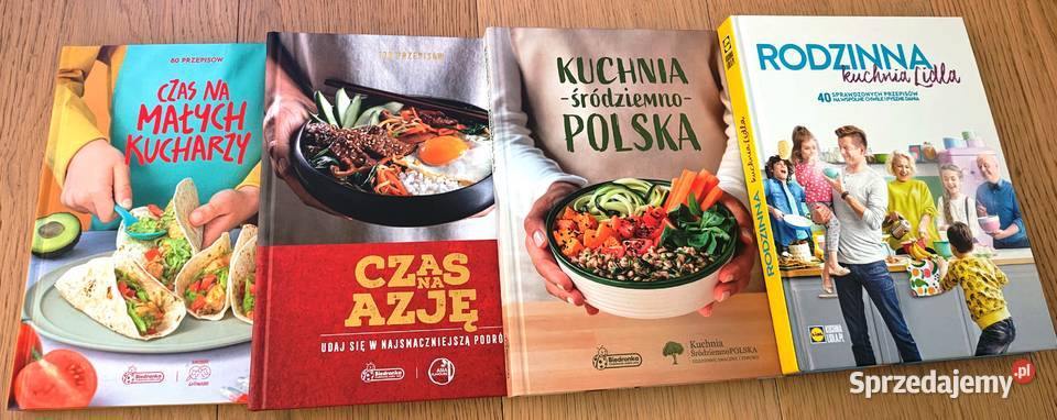 Książki kucharskie x 4 Toruń