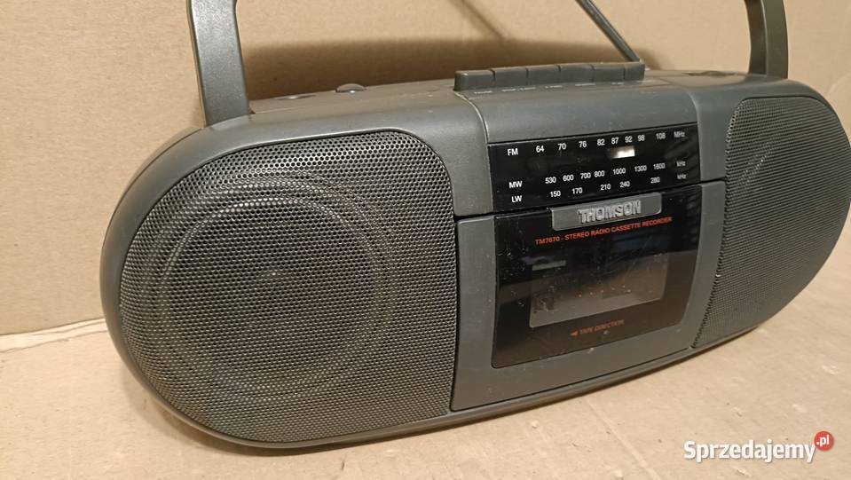 THOMSON TM7670P radioodtwarzacz kasetowy Audio Poznań