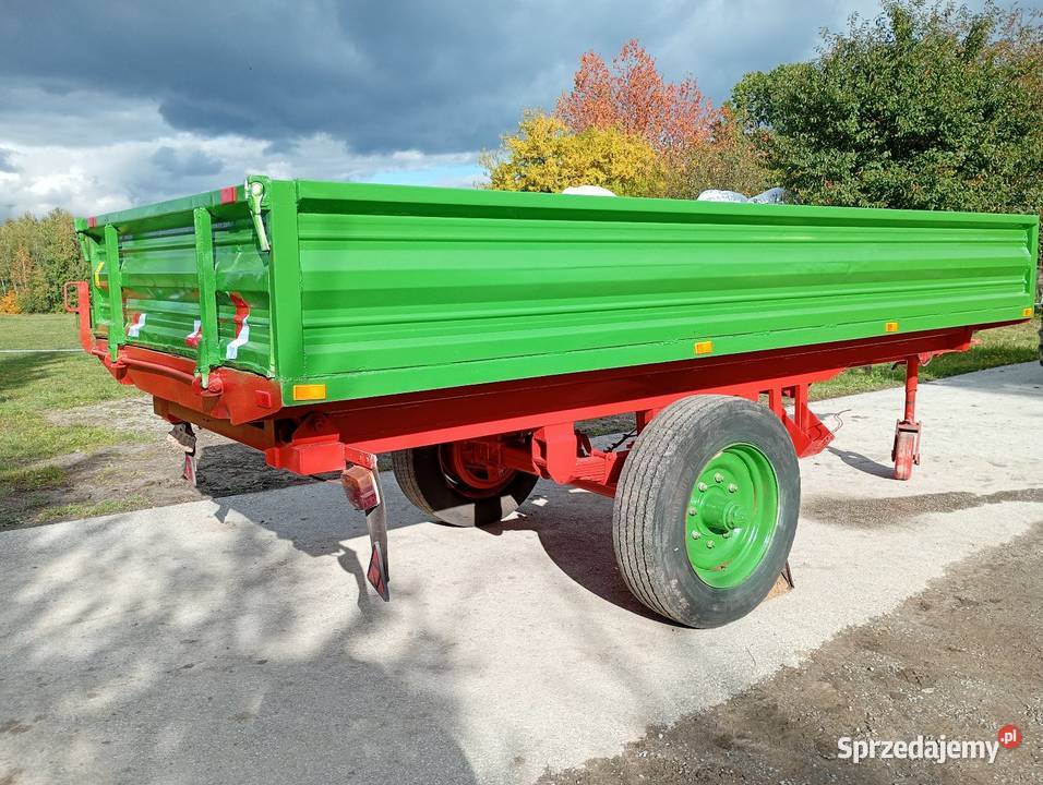 Przyczepa jednoosiowa wywrotka 5 ton super stan świętokrzyskie Łagów