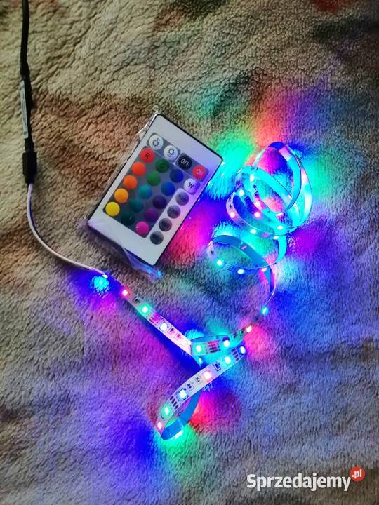 sprzedam taśma LED RGB zasilana z USB z pilotem Chorzów