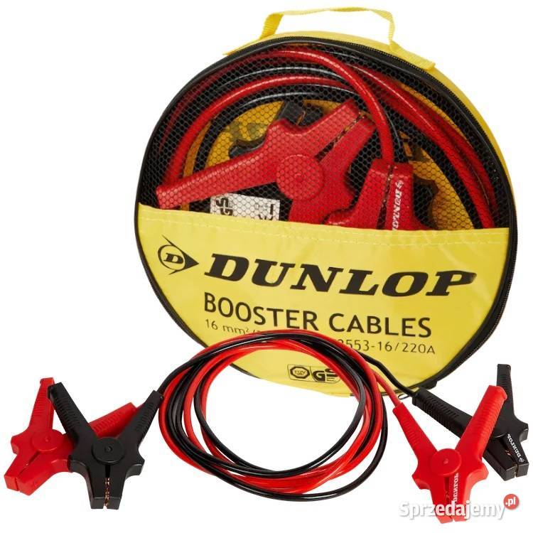 Przewody rozruchowe przewody DUNLOP 3 m16mm 220A Rzeszów