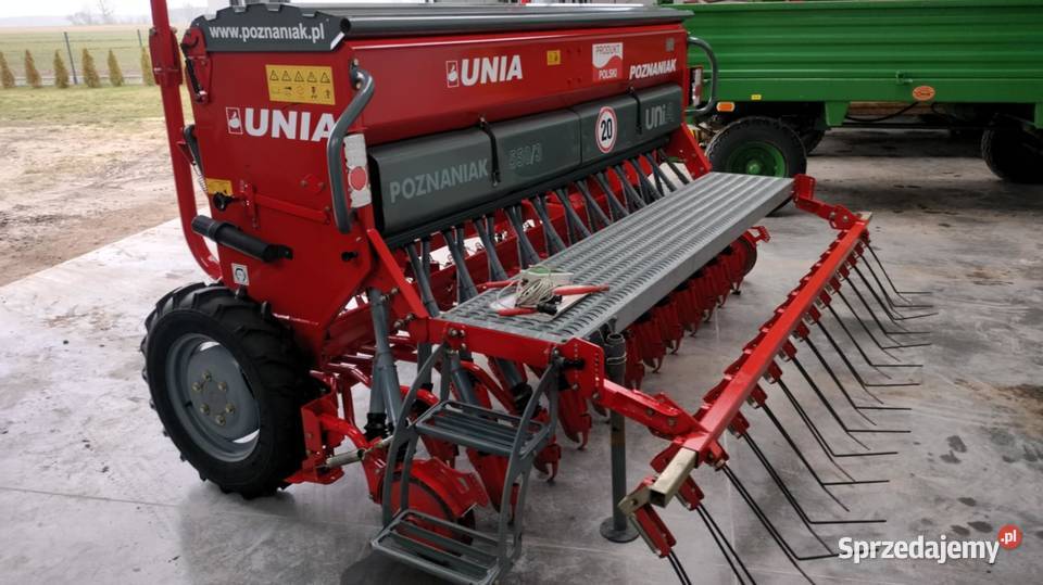 Siewnik zbożowy Unia Poznaniak 5503 z 2020 roku Łuków