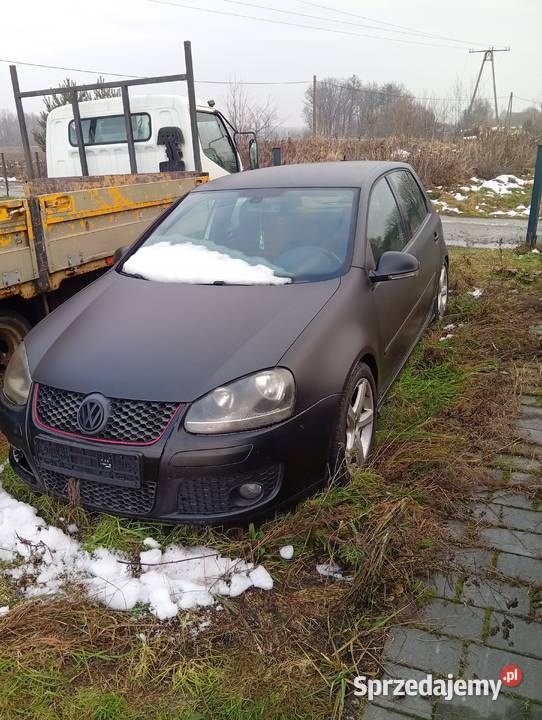 VW Golf GTI V 20 TFSI 200 czarny mat 220 Syców sprzedam