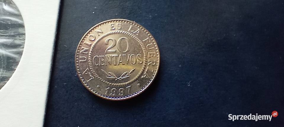 Stare monety 20 cent 1997 Boliwia Lesko