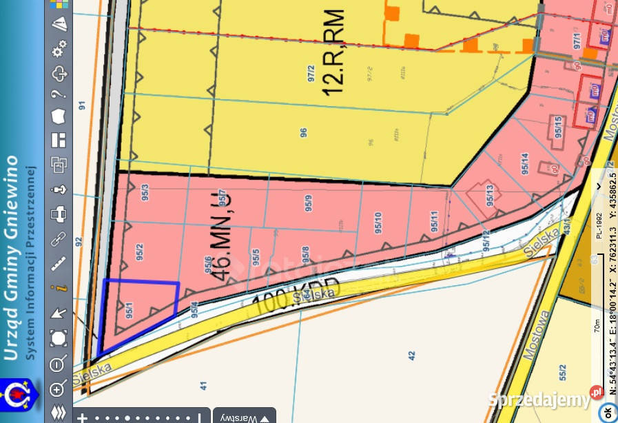 Dom bliźniak do sprzedania Gniewino Zwycięstwa siatka Sprzedaż Domy