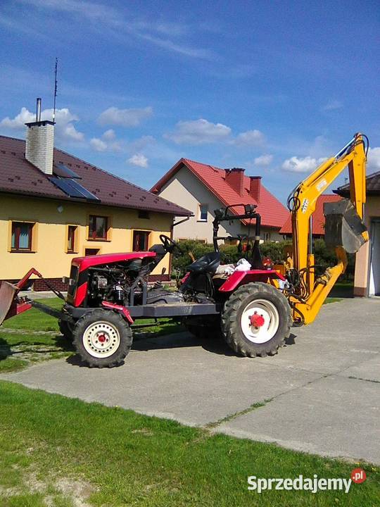 Ciągnik SAM minikoparka Biecz