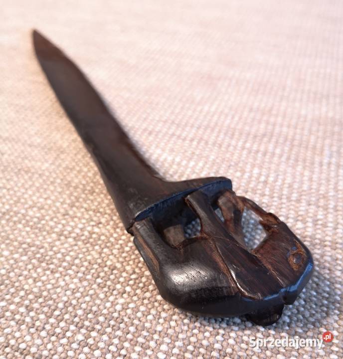 Stary drewniany nóż do rozcinania listów Katowice
