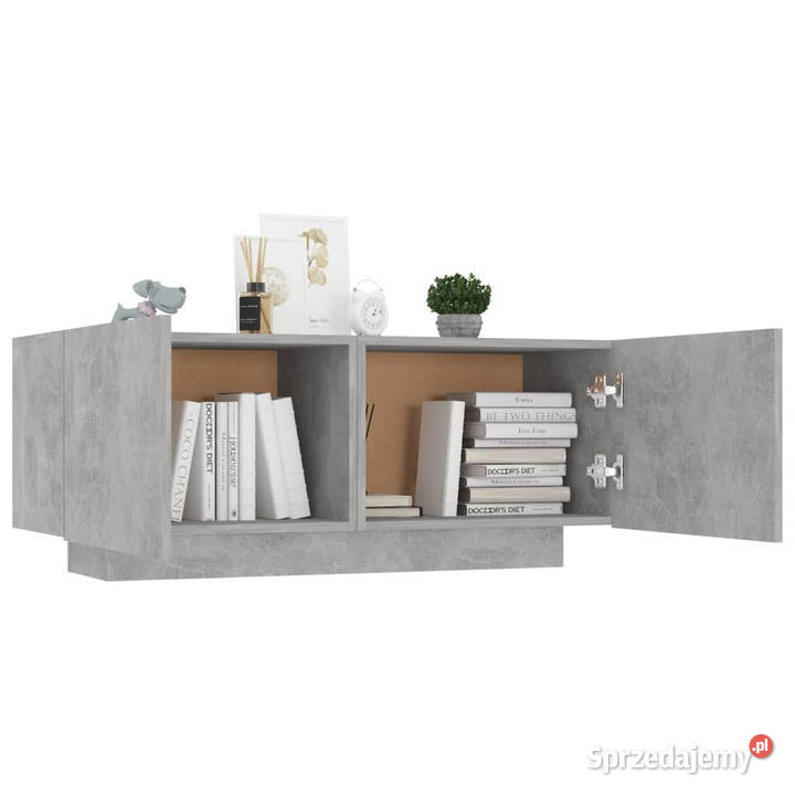 Szafka nocna szarość betonu 100x35x40 płyta