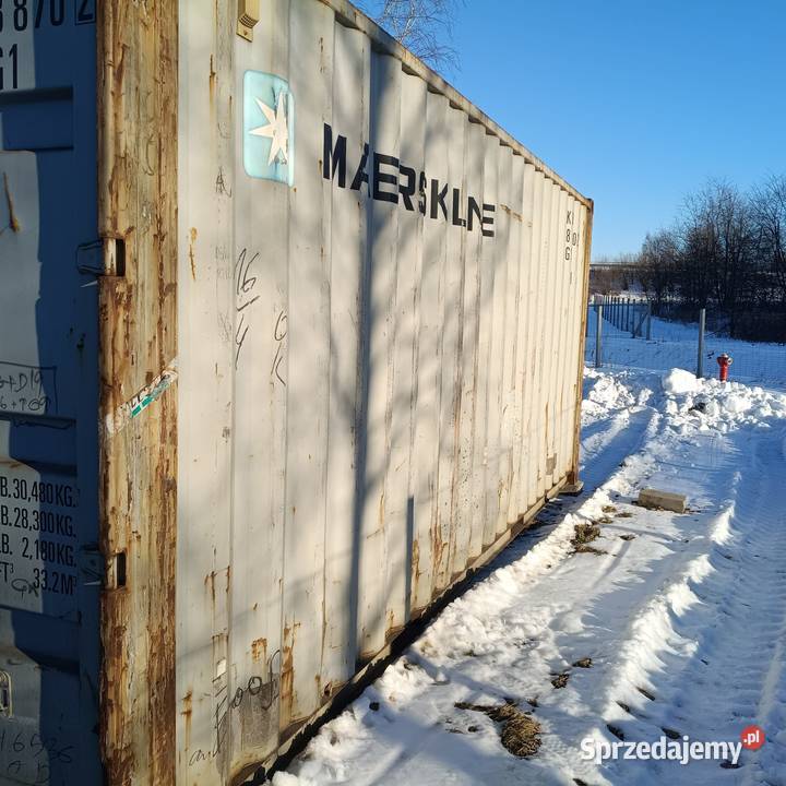 Kontener morski magazynowy używany 20DC Rzeszów