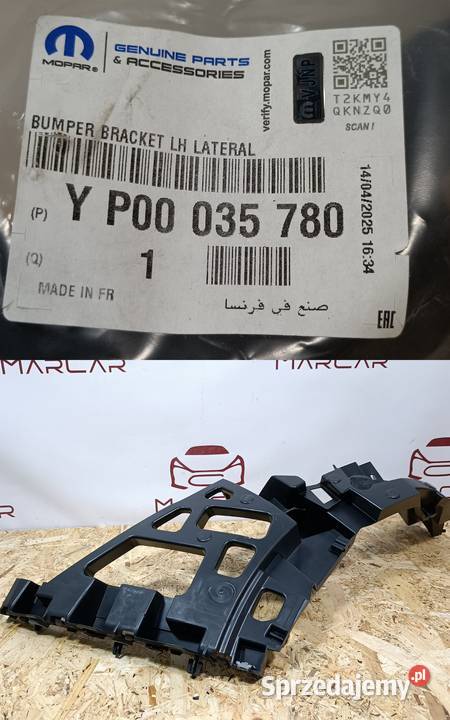 OPEL GRANDLAND X ŚLIZG MOCOWANIE ZDERZAKA LEWY osobowe