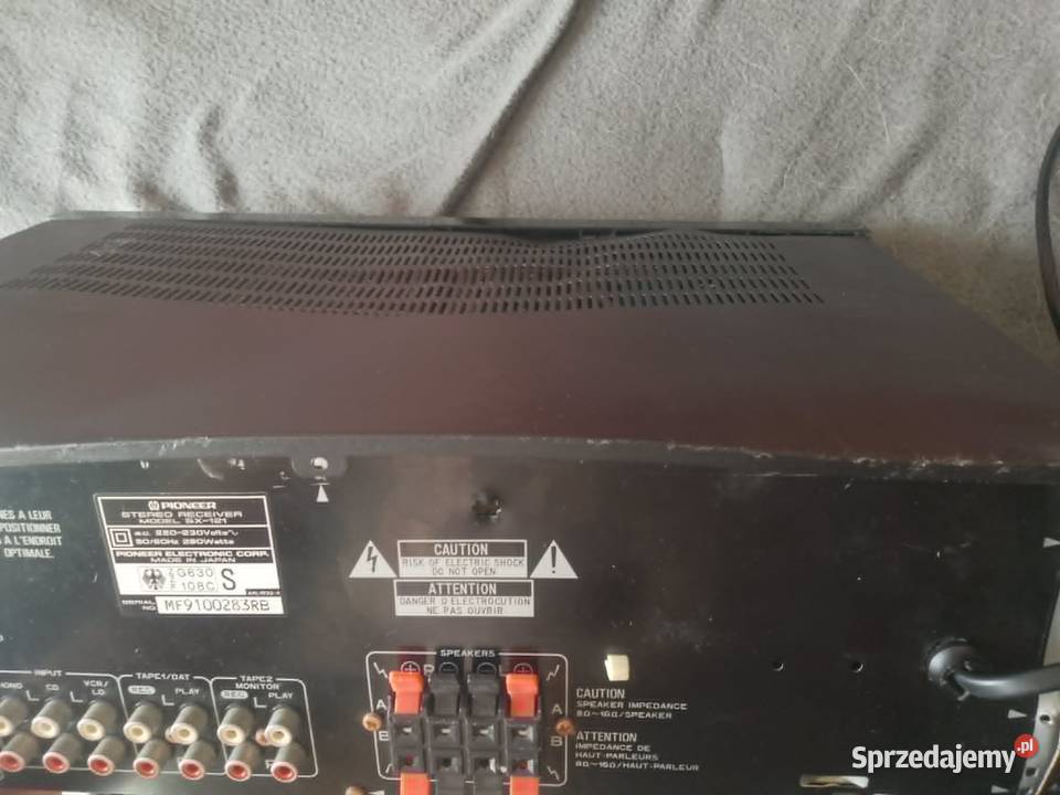 Amplituner wzmacniacz stereo hifi PIONEER SX121 Amplitunery