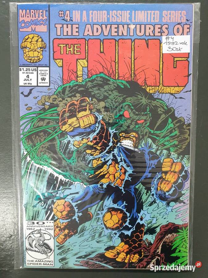 The Thing 6 oryginalnych komiksów Marvel USA Superbohaterowie