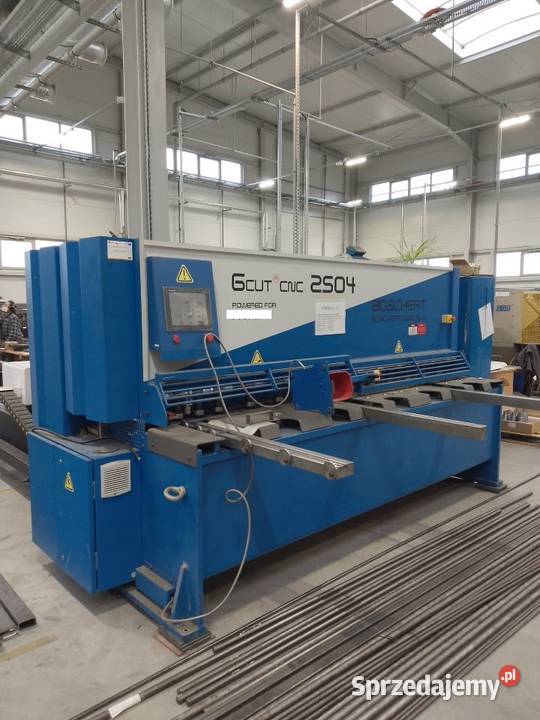 Nożyce gilotynowe CNC panel dotykowy typ G CUT Toruń