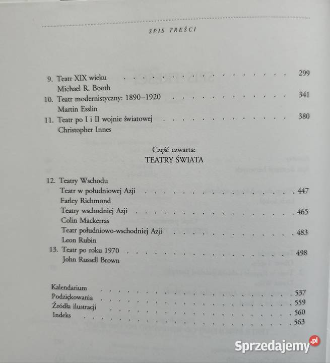 Historia teatru John Russell Brown Szczyrk sprzedam