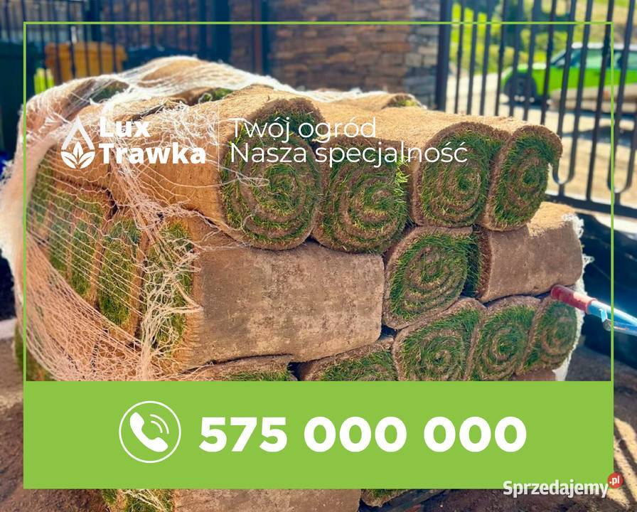 Trawa w rolce Trawa z rolki Przygotuj się do małopolskie Limanowa