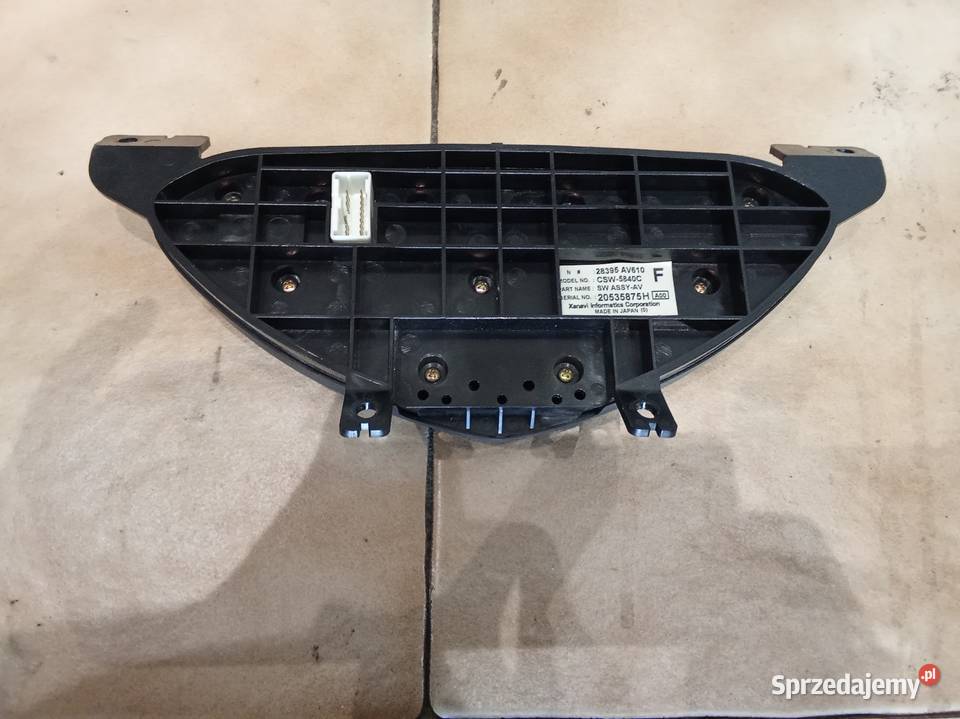 Nissan Primera P12 panel sterowania radia Wrocław