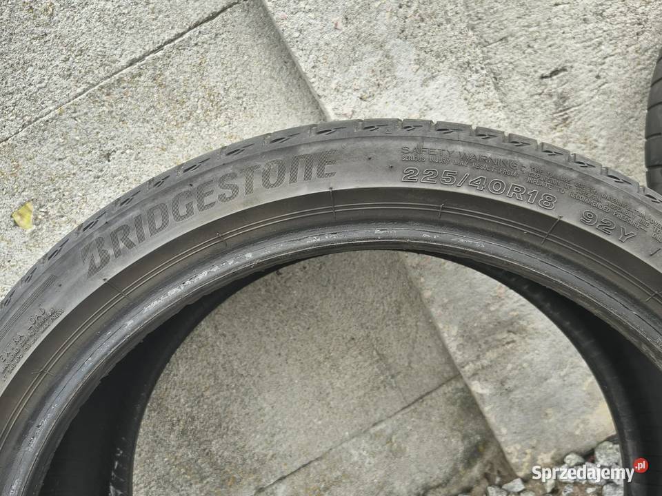 Opony letnie Bridgestone 22540 r18 18cale Samochodowe Konin